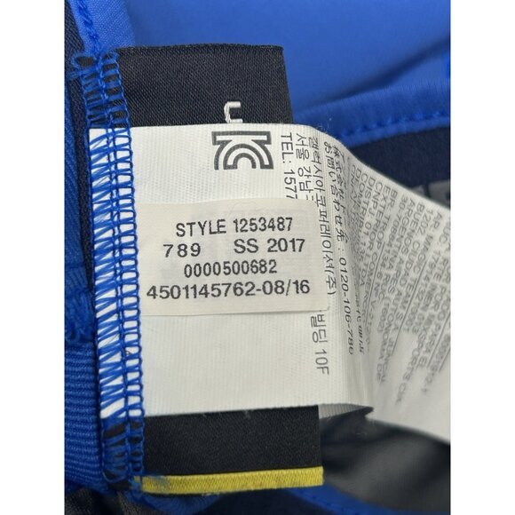 Under Armour Mens Golf Match Play Shorts 32 Blue Stretch Loose 10" Inseam Preppy - Picture 5 of 5